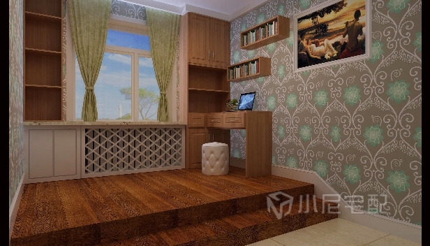 91.36㎡/三室兩廳兩衛(wèi)/歐式