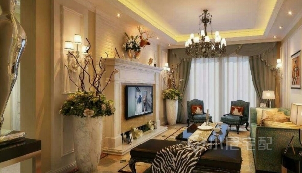 125㎡/三室兩廳一衛(wèi)/美式