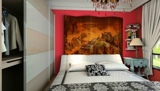 90.78㎡/三室一廳兩衛(wèi)/混搭