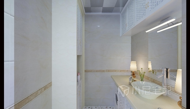 91.36㎡/三室兩廳兩衛(wèi)/歐式