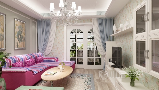 98㎡/三室兩廳一衛(wèi)/田園