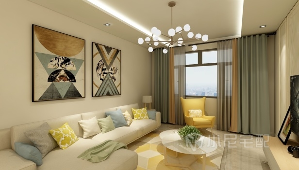 114㎡/三室兩廳兩衛(wèi)/現(xiàn)代