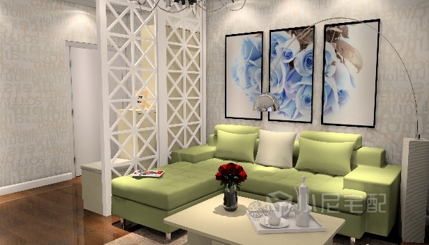 90㎡/兩室兩廳一衛(wèi)/現(xiàn)代