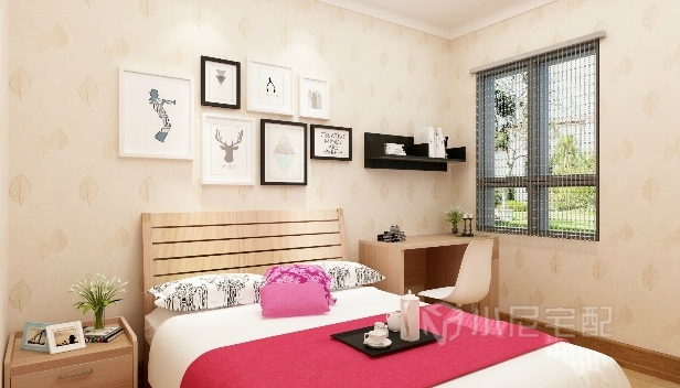 80㎡/兩室一廳一衛(wèi)/簡約