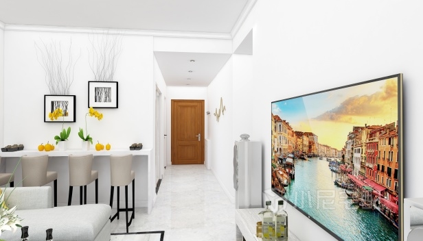 86㎡/三室一廳一衛(wèi)/現(xiàn)代