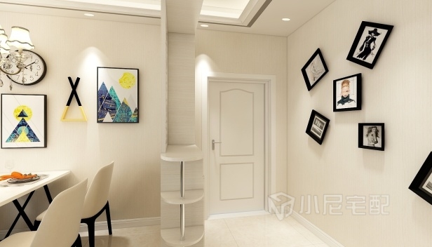 96㎡/兩室兩廳一衛(wèi)/混搭